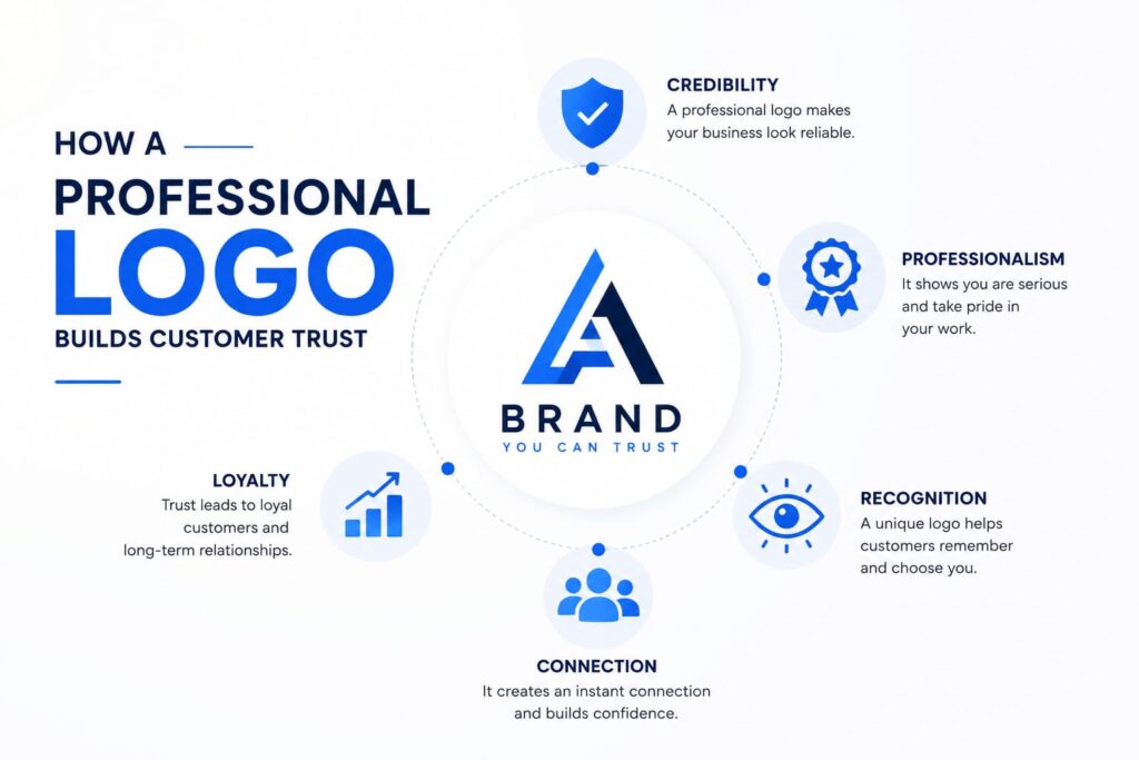 How a Professional Logo Builds Customer Trust Digital Brand 1024x683