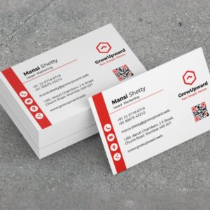 standard visiting cards